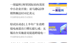 跨境电商行业快讯文章